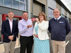 Alex Smith from Andrew Dixon & Company, Peter Glover, managing director at Motus Vehicle Solutions, Liz Lowe, head of estates at Morris Property, and Grant Williamson, training and business development manager at Motus Vehicle Solutions