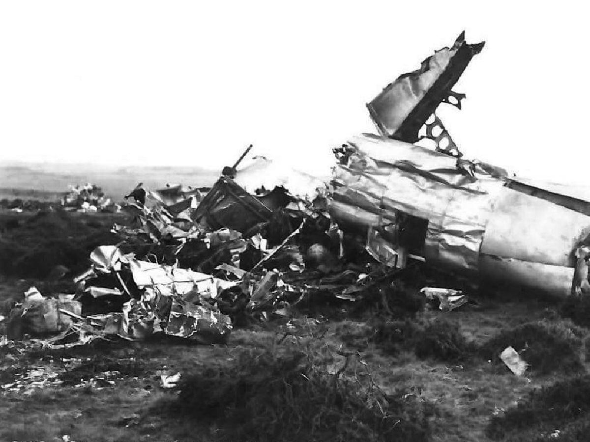All six on board this American Flying Fortress bomber died in 1944 when it crashed into Titterstone Clee Hill.