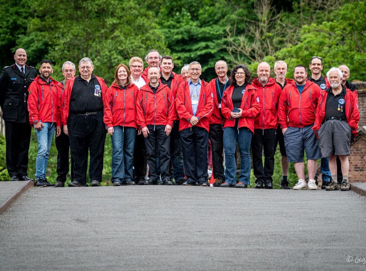 Midland Cave Rescue Organisation Volunteers receive their awards. Picture: Giga Images 