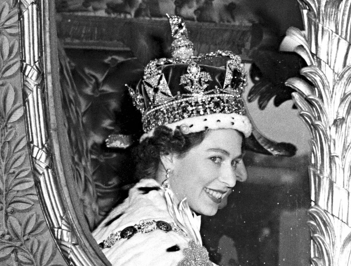 The Queen's Coronation of 1953 – happier times.