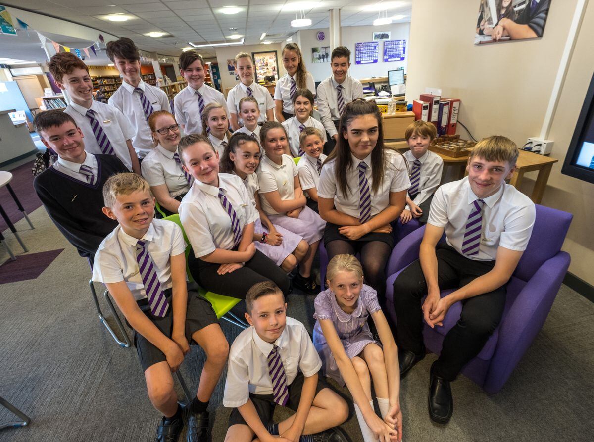  The student leadership team at St Martins School, headed by head girls and head boy – Olivia Williams and Spencer Parrish