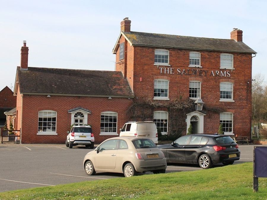 Historic inn, The Salway Arms is on the market