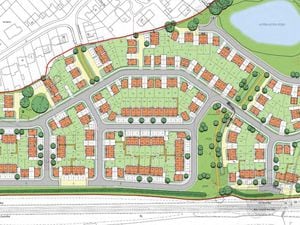 A plan of the development site. Image: Persimmon Homes West Midlands