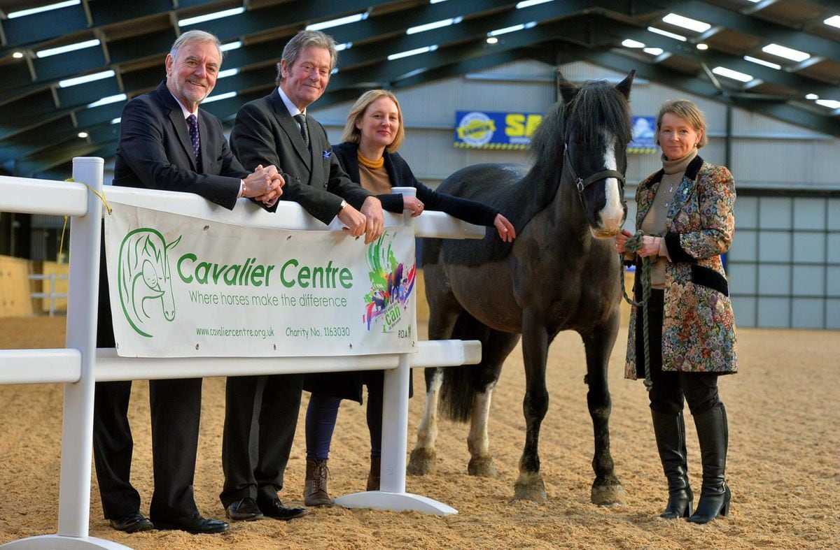The Cavalier Centre, a horse riding centre near Much Wenlock, where the Freemasons were donating £10,000 