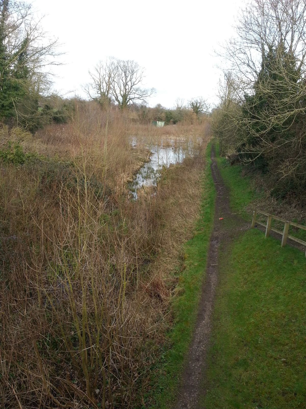 The canal before work began