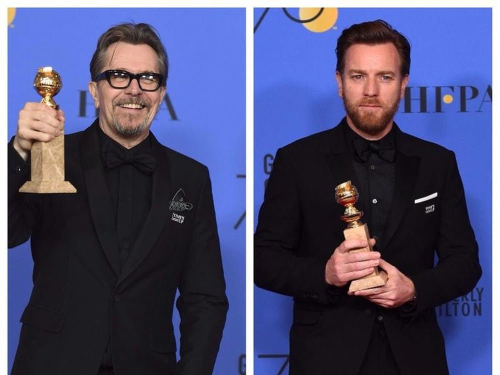 Oldman And Mcgregor Triumph At Golden Globes Dominated By Harassment