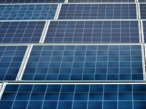 The council's use of solar panels was highlighted in the report