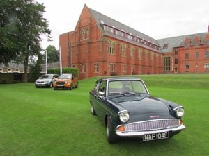 Classic cars at Ellesmere College