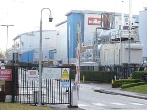 The Muller factory in Market Drayton