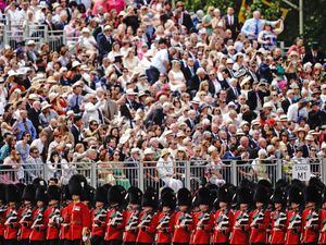 Members of the Household Division during the Trooping the Colour