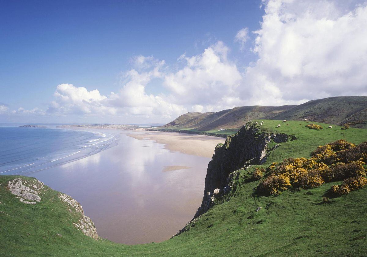 Rhossili Bay is often described as one of Wales' best beaches