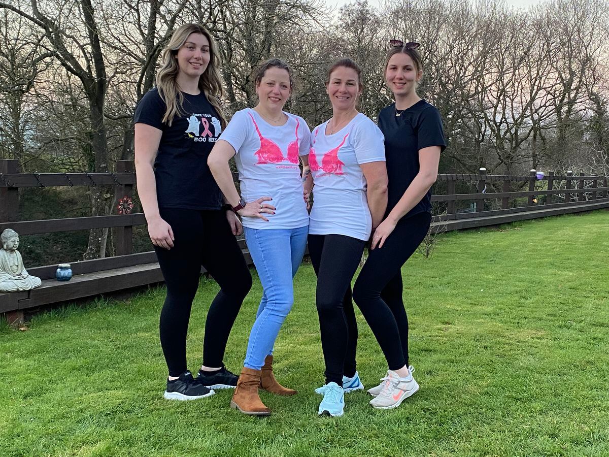 Sophie, Verity, Sarah and Lauren are taking part in Walk the Walk's MoonWalk to raise money for the cancer charity