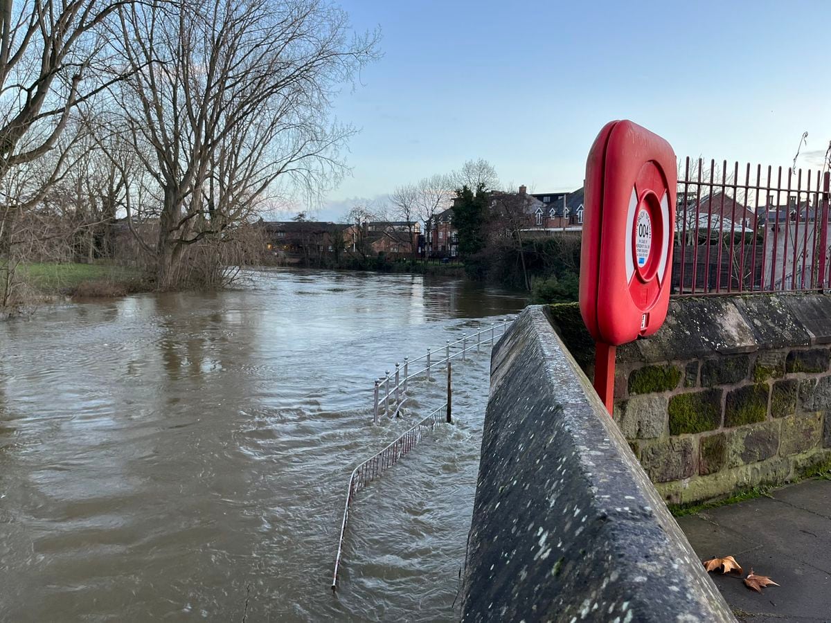 The River Severn in Shrewsbury. Photo: Nick Humphreys.