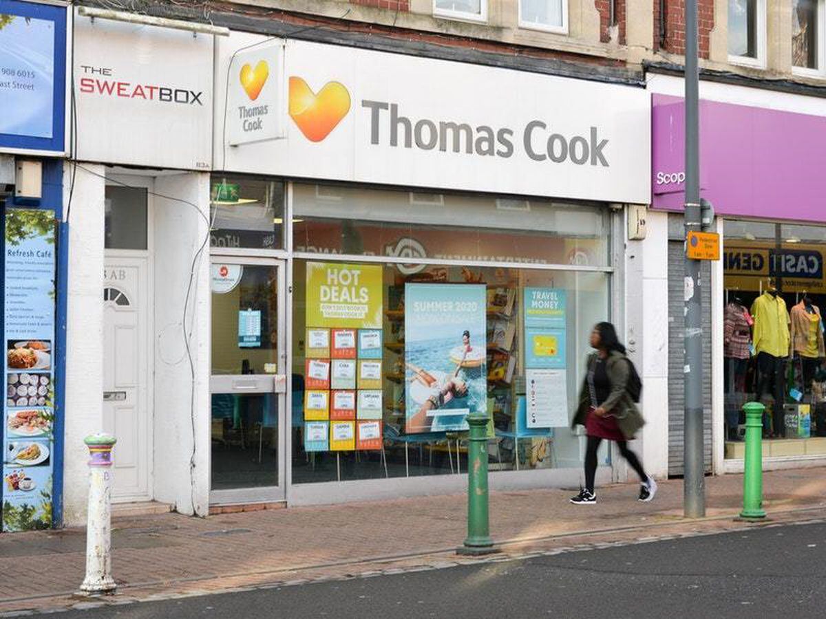 A closed Thomas Cook shop in Bristol (Ben Birchall/PA)