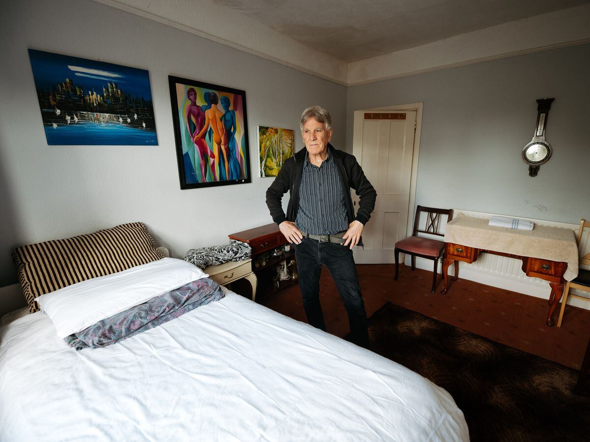Rod Garrod says he can't rent rooms out to the homeless as Government payments are too low