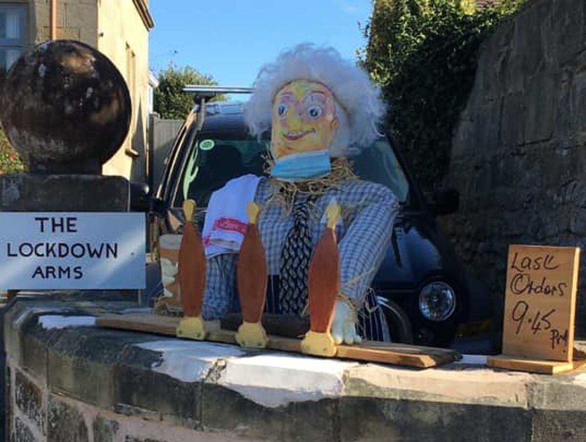 The Lockdown Arms was open at a previous scarecrow event