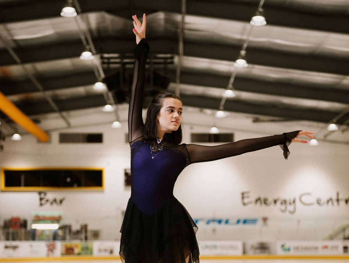 Ice skating ace Lily Bakhtiari