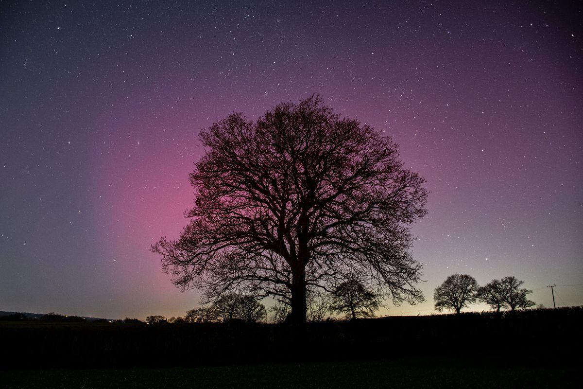 The Northern Lights photographed at Highley by Alex Murison