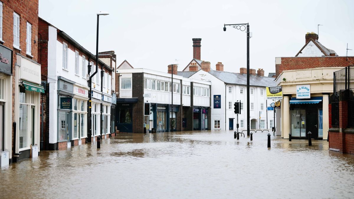 Coleham has again been hit by flooding