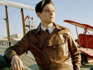 Leonardo DiCaprio as Howard Hughes in The Aviator