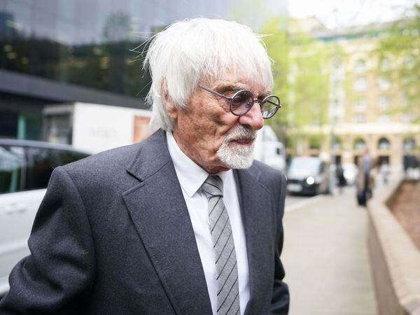 Former Formula One boss Bernie Ecclestone arriving for an earlier hearing in April (James Manning/PA)