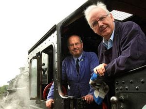 Pete Waterman at Bridgnorth's Severn Valley Railway in 2009