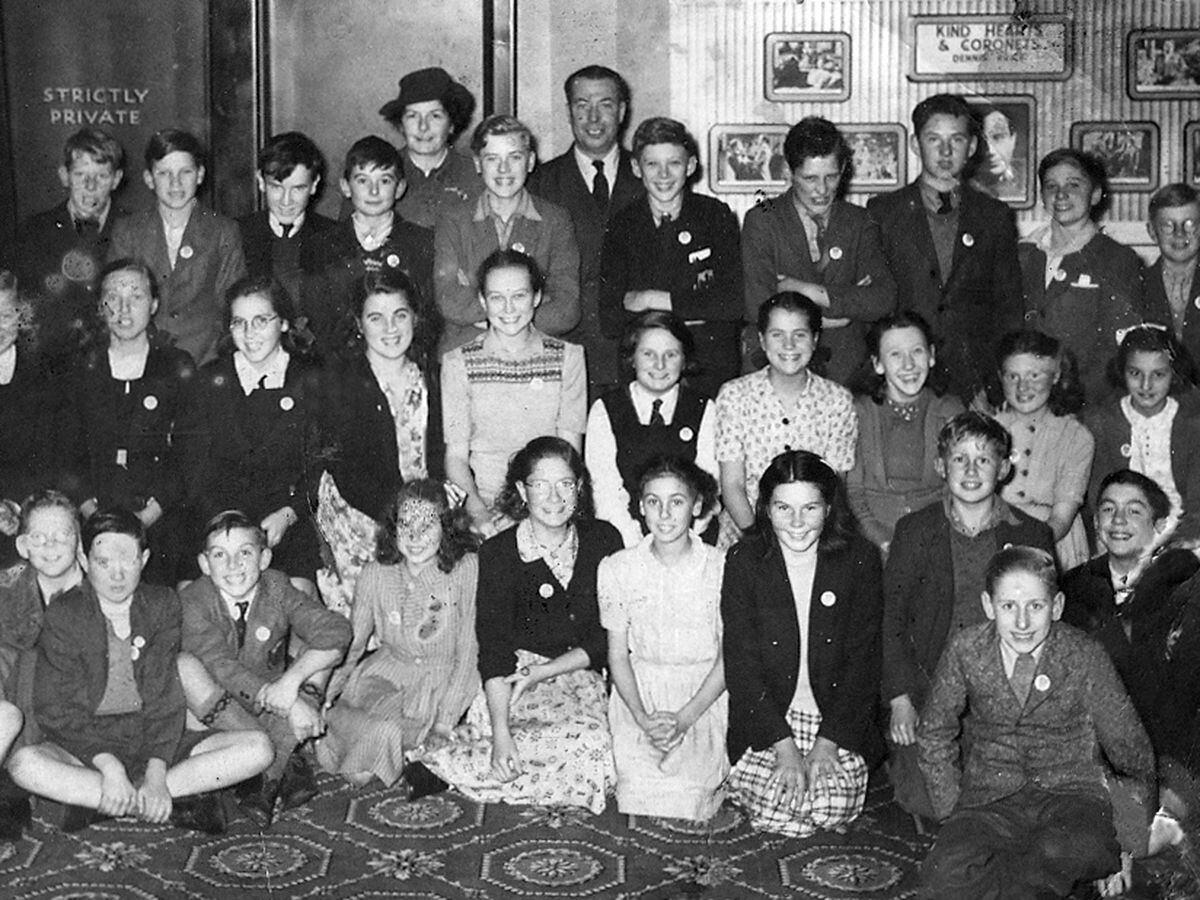 The ABC Minors of the Majestic Cinema, Bridgnorth, around 1949 or 1950.  