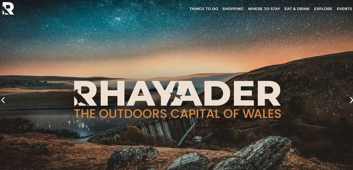 Branding - the rhayader.co.uk website 