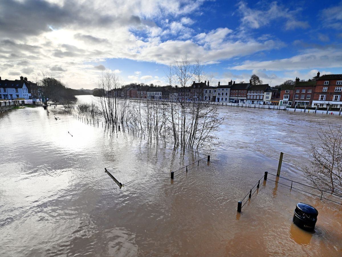 Bewdley was hit with a severe flood warning last February