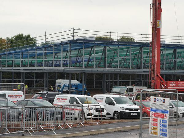 A new Aldi is being built, at Battlefield, Shrewsbury
