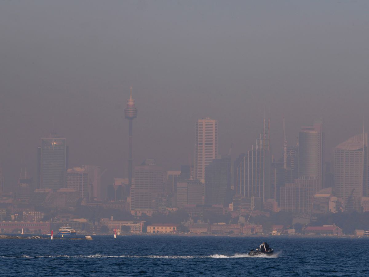 A thick blanket of smoke hangs over parts of Sydney after hazard reduction burns