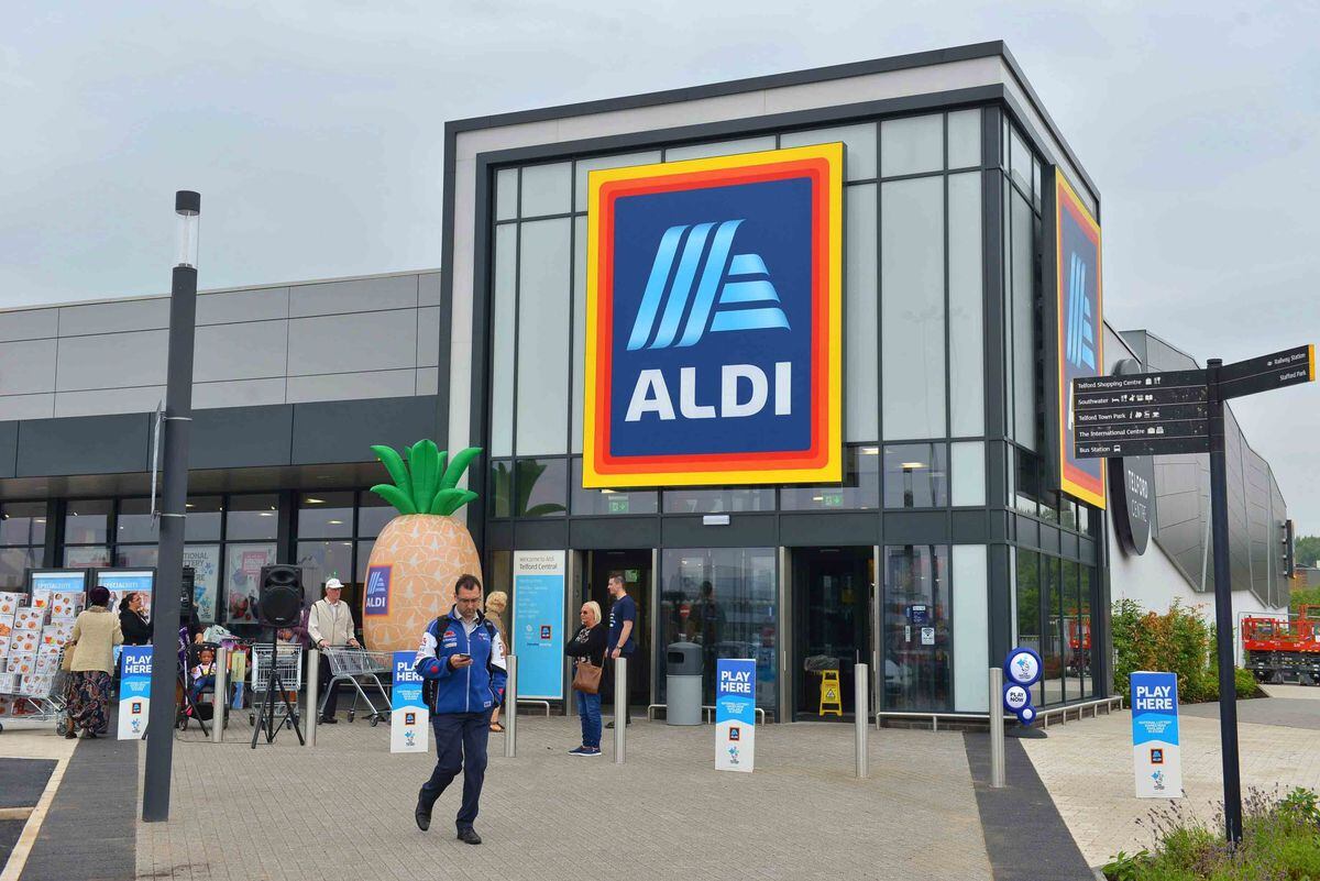 Aldi in the Northern Quarter of Telford Shopping Centre