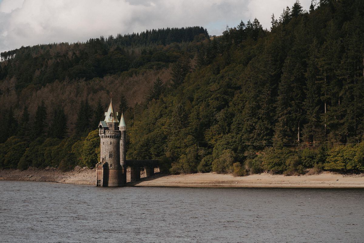 The Straining Tower in Lake Vyrnwy