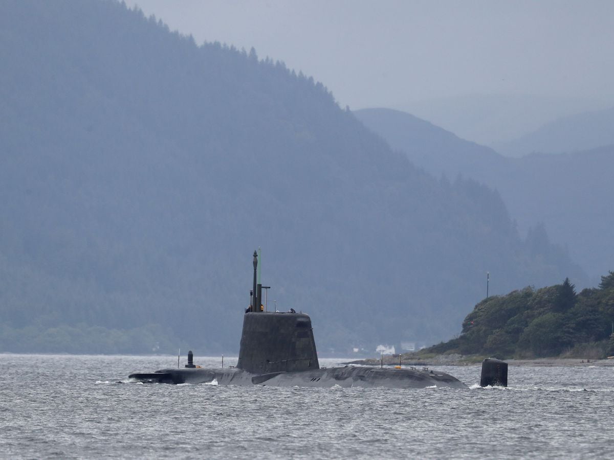 A submarine in Holy Loch