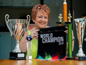Joyce Plaskett from Market Drayton has won her sixth line dancing world championship
