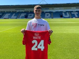 New AFC Telford United signing James Waite (AFC Telford United Twitter)