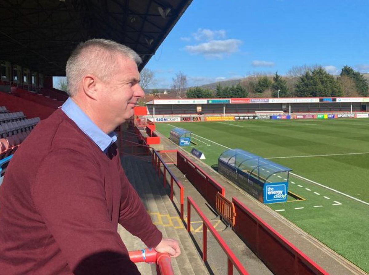 Micky Moore,director of football at Cheltenham Town (Picture: Jon Palmer/Gloucestershire Live)