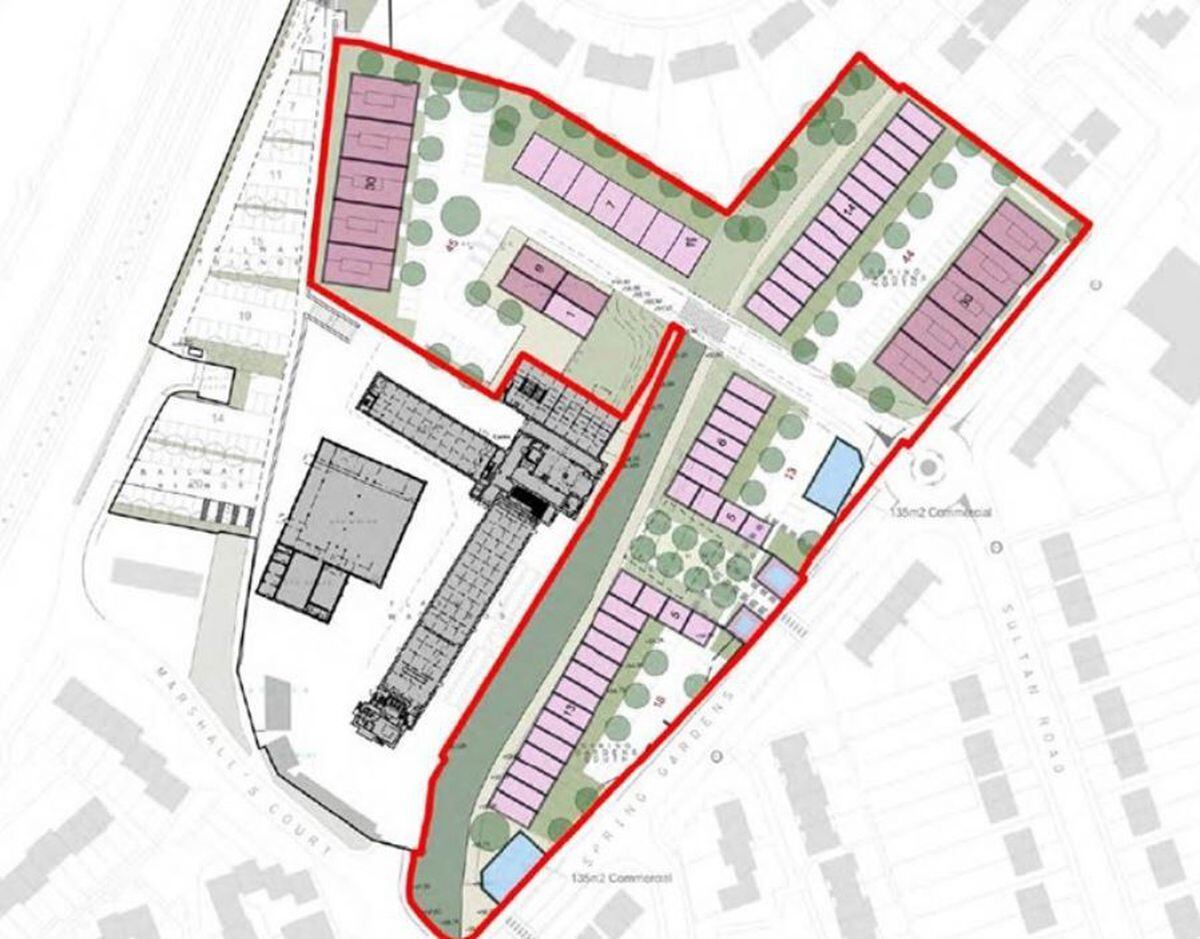 The mixed use development approved by the council