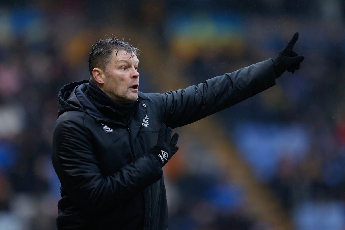 Steve Cotterill the head coach / manager of Shrewsbury Town (AMA)