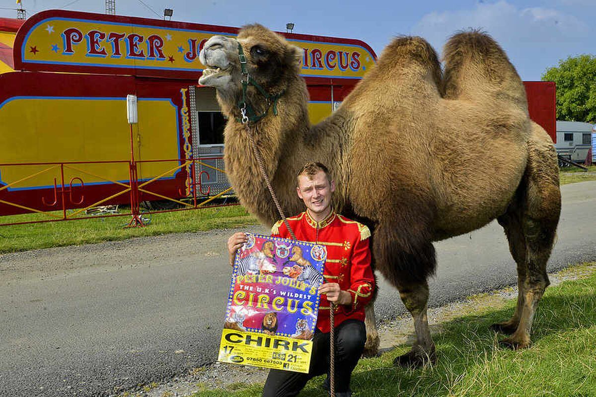 Wild animal circus - and protesters - heading to Shropshire