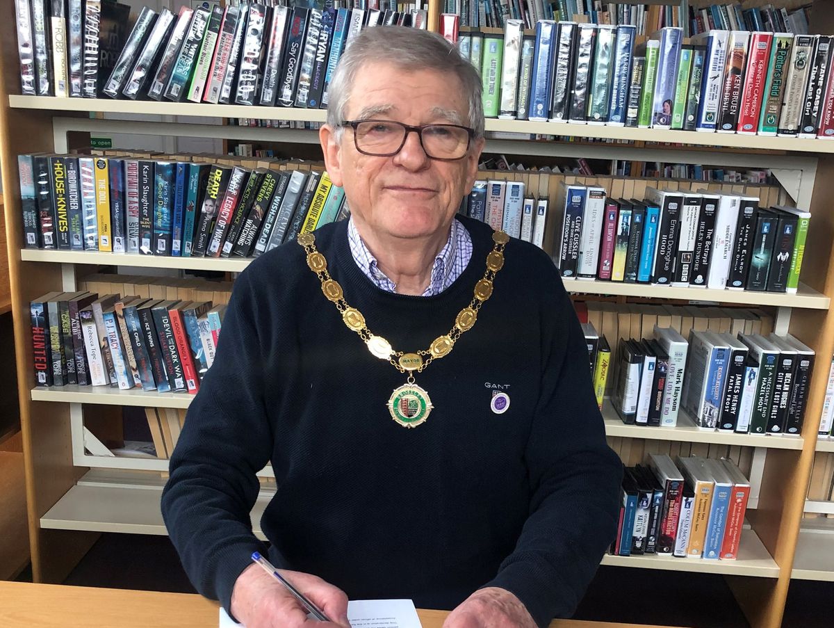 Councillor Ian West the current Town Mayor of Broseley