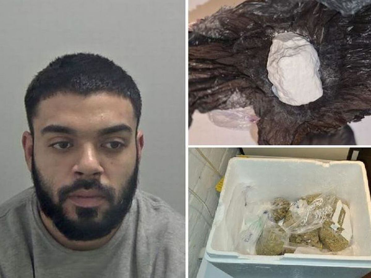 Hayden De'Harr was arrested following a raid in which police found £21,000 worth of drugs hidden in 'elaborate places' in a house in Warwickshire