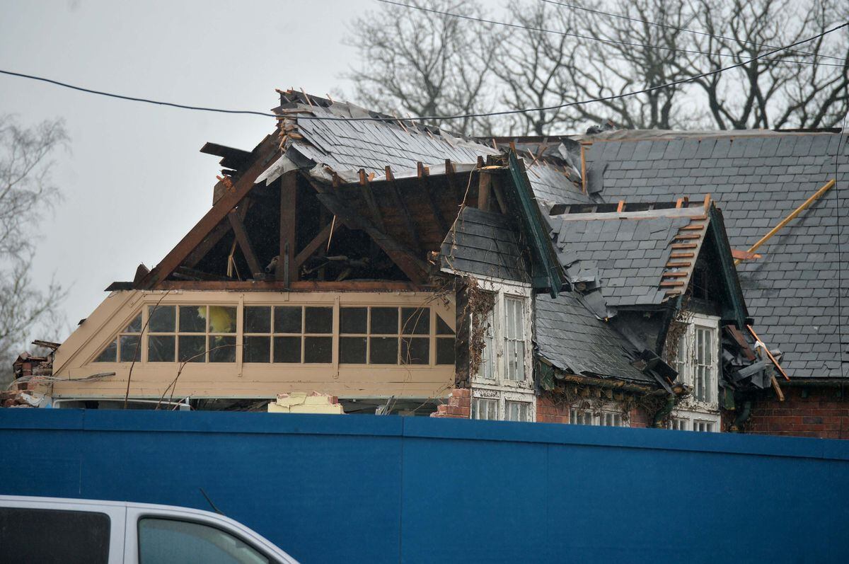 Ifton Heath Primary School in St Martins is being demolished