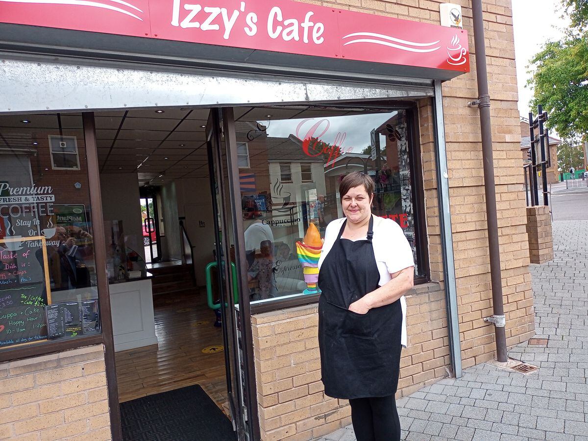 Liz Chapple, 48 who runs Izzy's cafe in Wellington