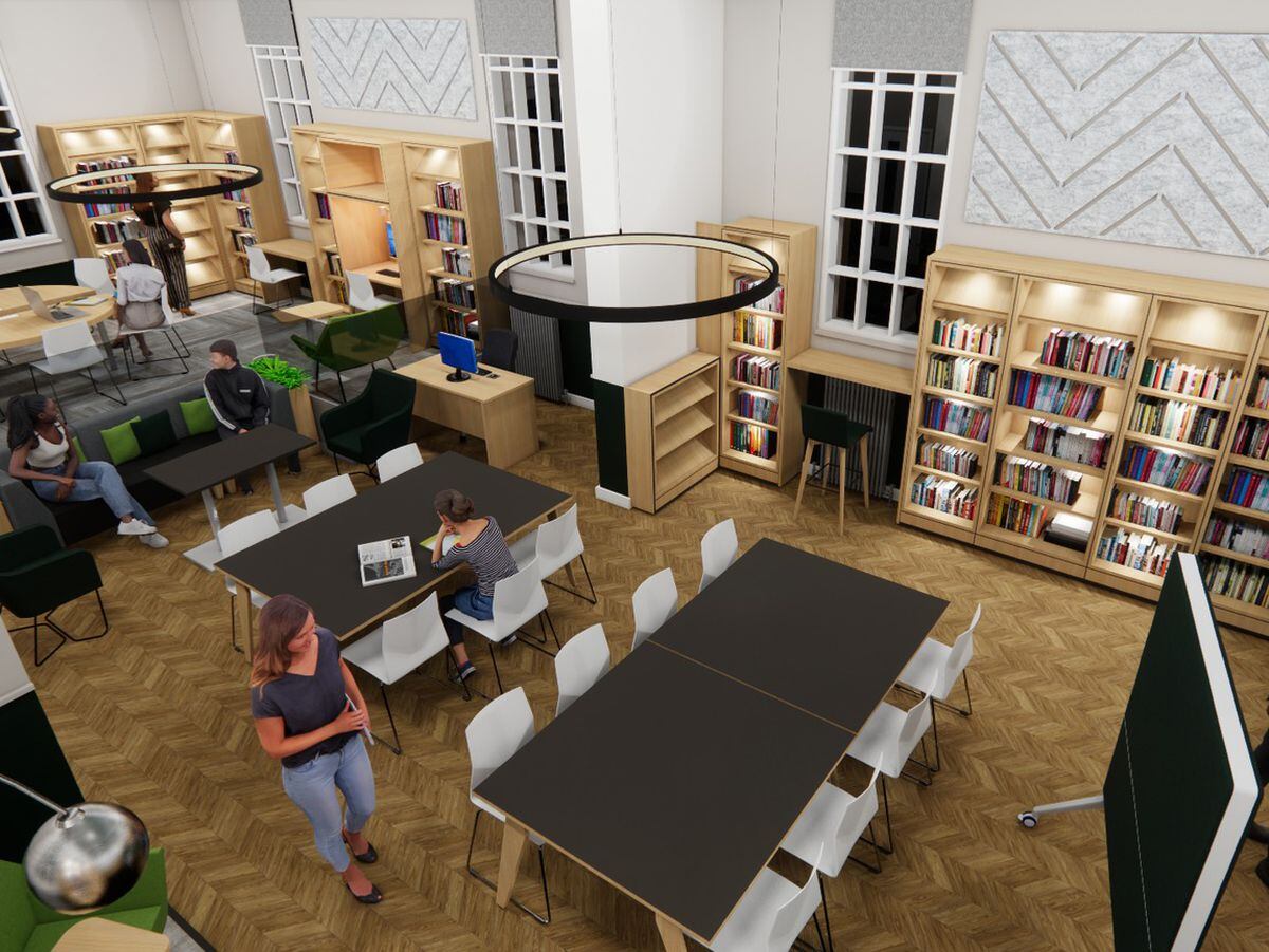 How the new library could look. Image: Oswestry School.