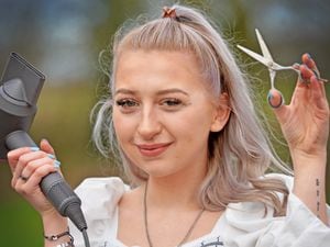 Ruby Ankers, 21, from Whixall, is a self employed hair stylist. She has applied and been selected out of thousands of applicants as a finalist for the national Hair and Beauty Awards 2021 for Hair Stylist of the Year