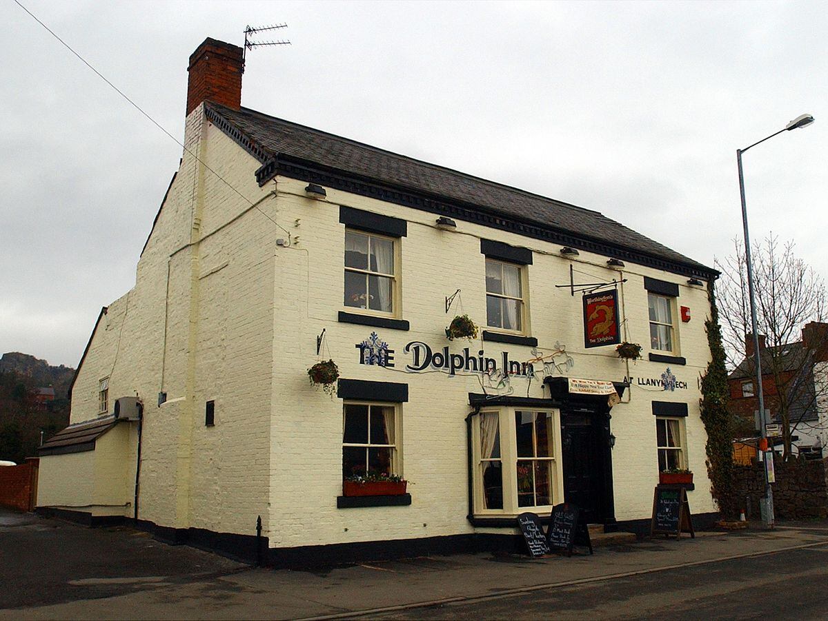 The Dolphin Inn, Llanymynech, is another pub to have been hit by the festive Covid regulations in Wales