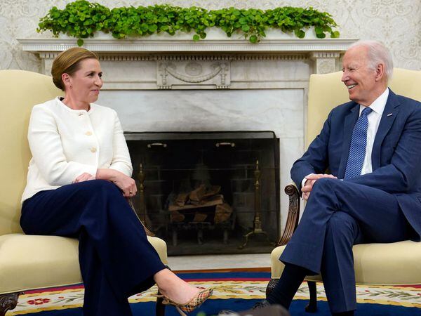President Joe Biden meets with Denmark’s Prime Minister Mette Frederiksen