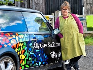 Glass artist Ally Browning