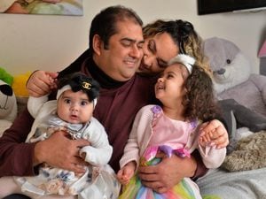 Happy to be alive – Dr Hamza Ansari with his wife Michelle and children Gianna Valentina and Mia Fallon